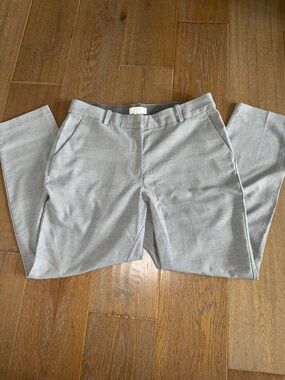 H&M Light Gray Plaid Dress Pants